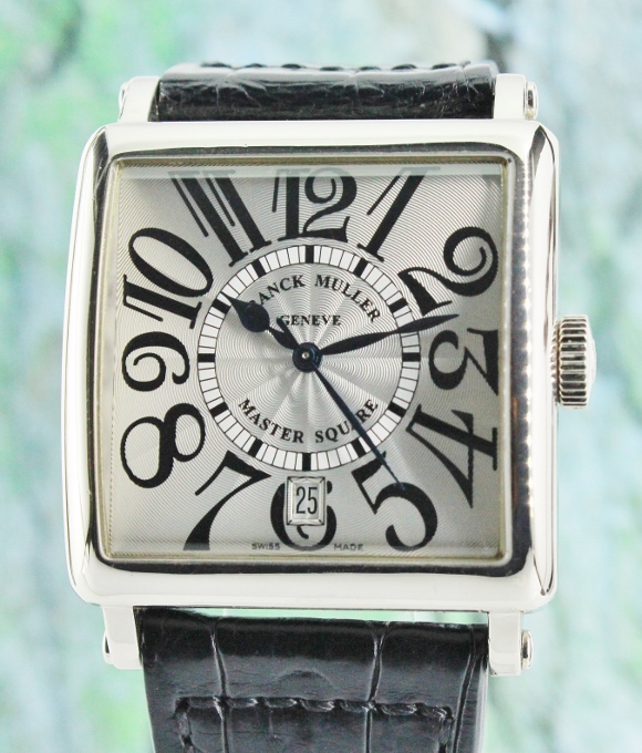 (image for) FRANCK MULLER 18K WHITE GOLD MASTER SQUARE AUTOMATIC / 6000 H SC DT